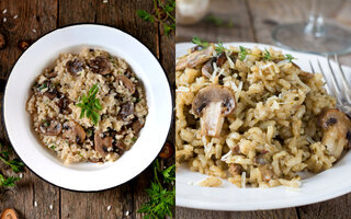 Risoto de cogumelos