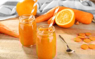 Smoothie de Laranja com Cenoura