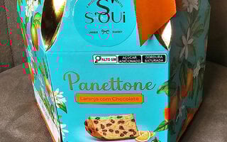 Panettone de Laranja com Gotas de Chocolate ao Leite, da S'OUi